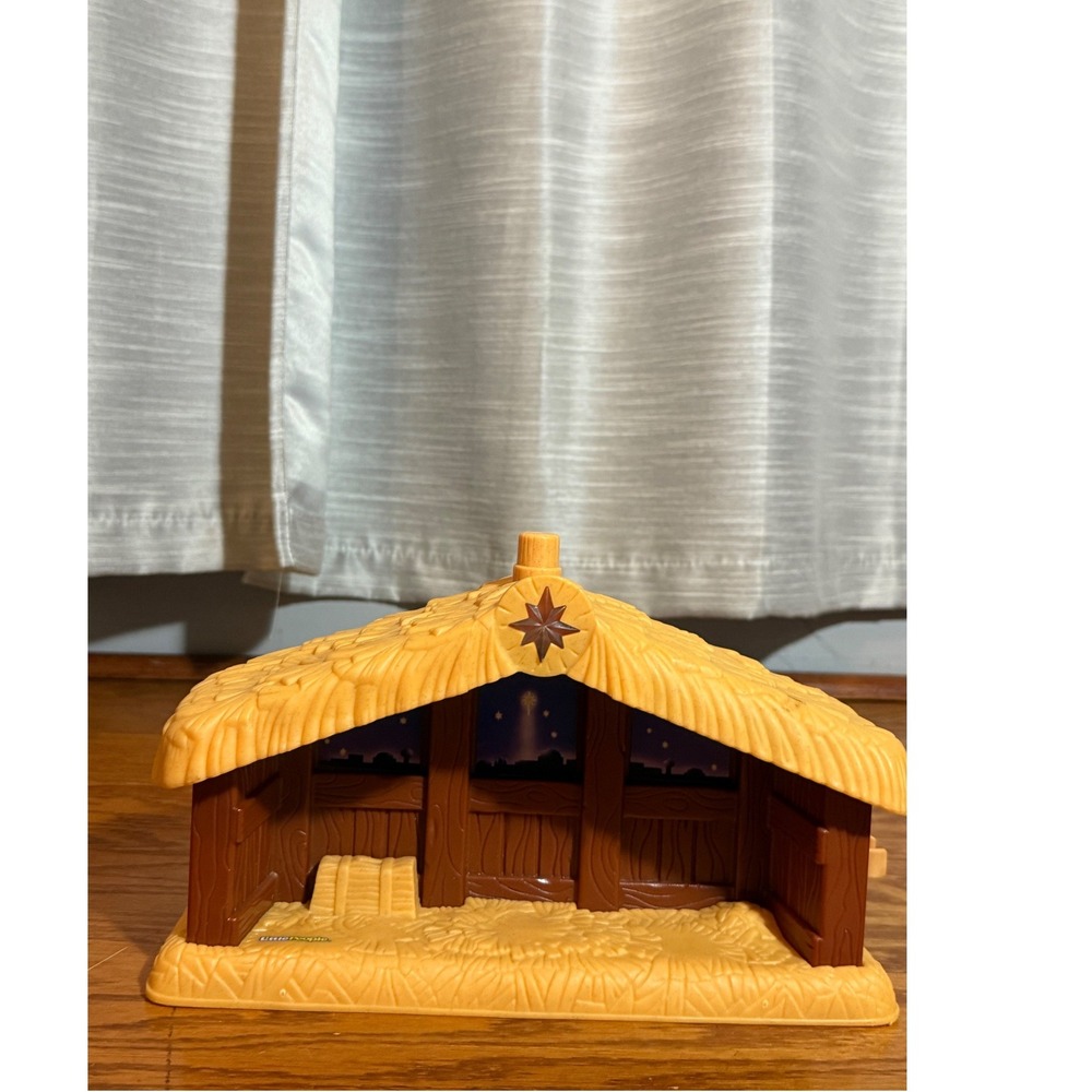 TESTED WORKS Fisher Price Little People Nativity Stable Replacement Piece 2002